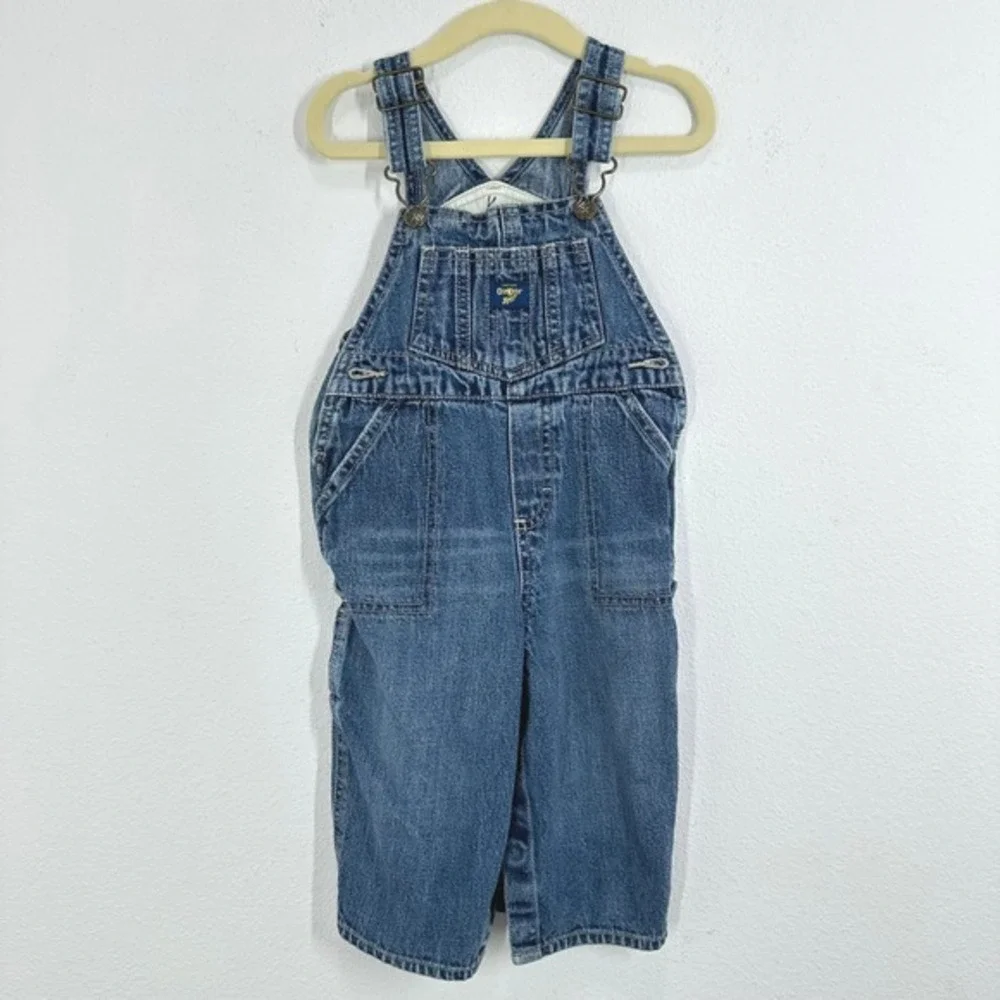OshKosh B'gosh Vestbak Denim‎ Overalls Kids 18 Months Classic Baby Blue